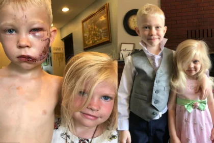 Bridger Walker and his sister