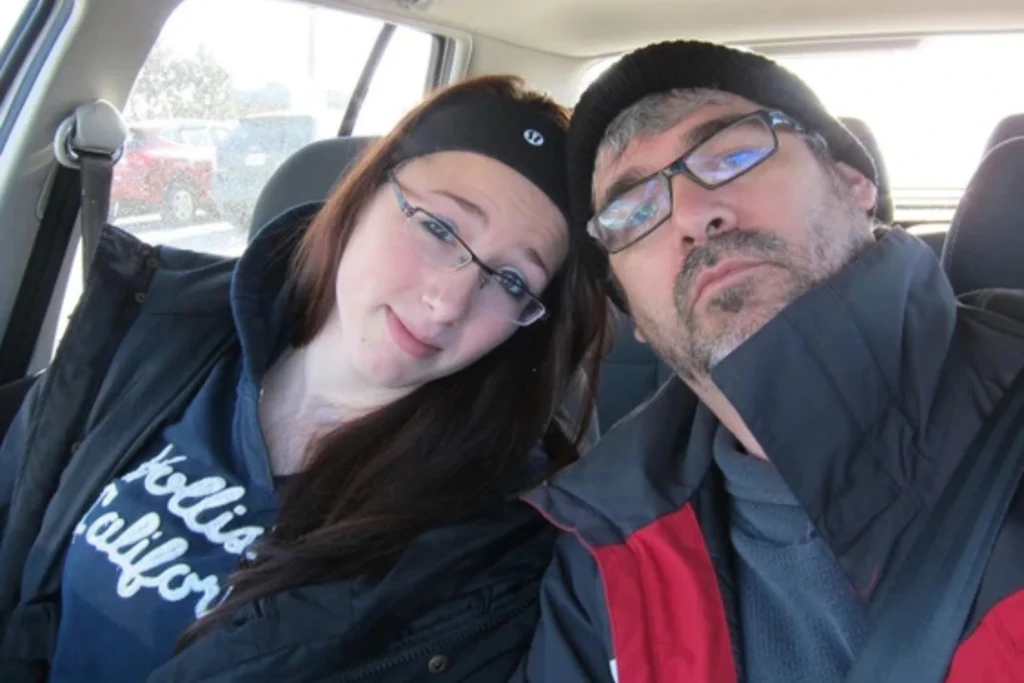 Rehtaeh Parsons with her father, Glen Canning