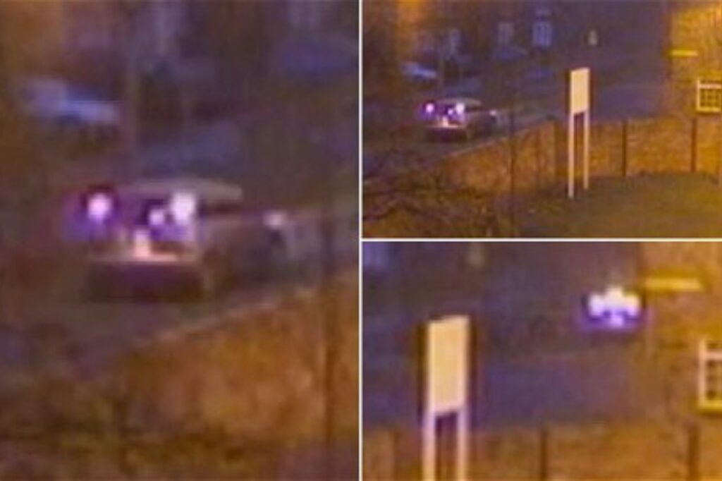 Silver Ford Focus caught on CCTV