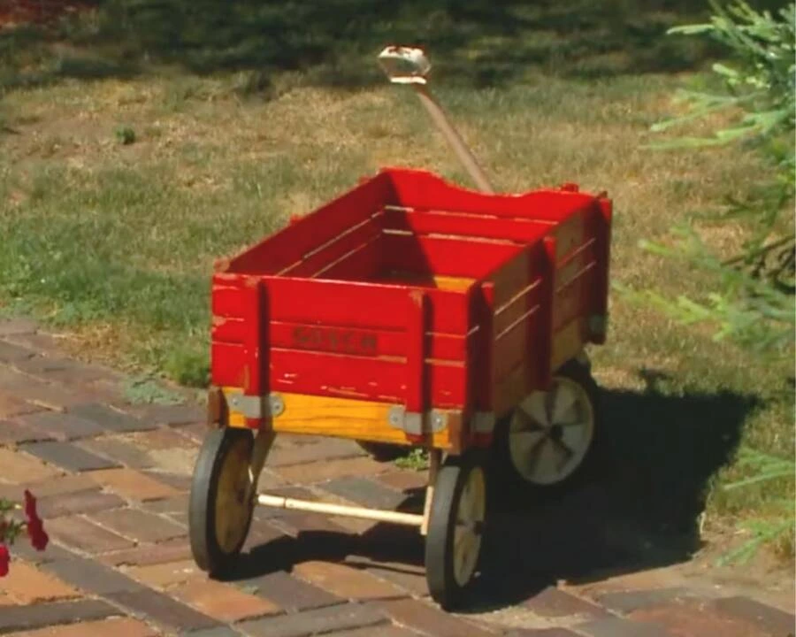 Johnny Gosch’s red wagon