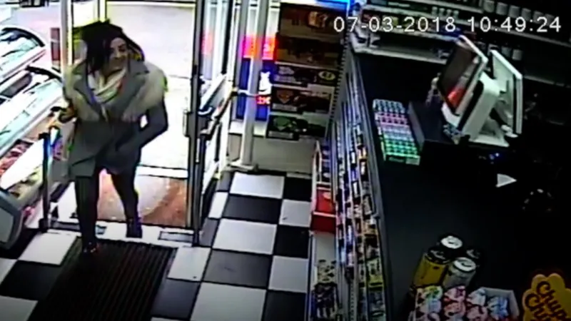 The last sighting of Georgina Gharsallah