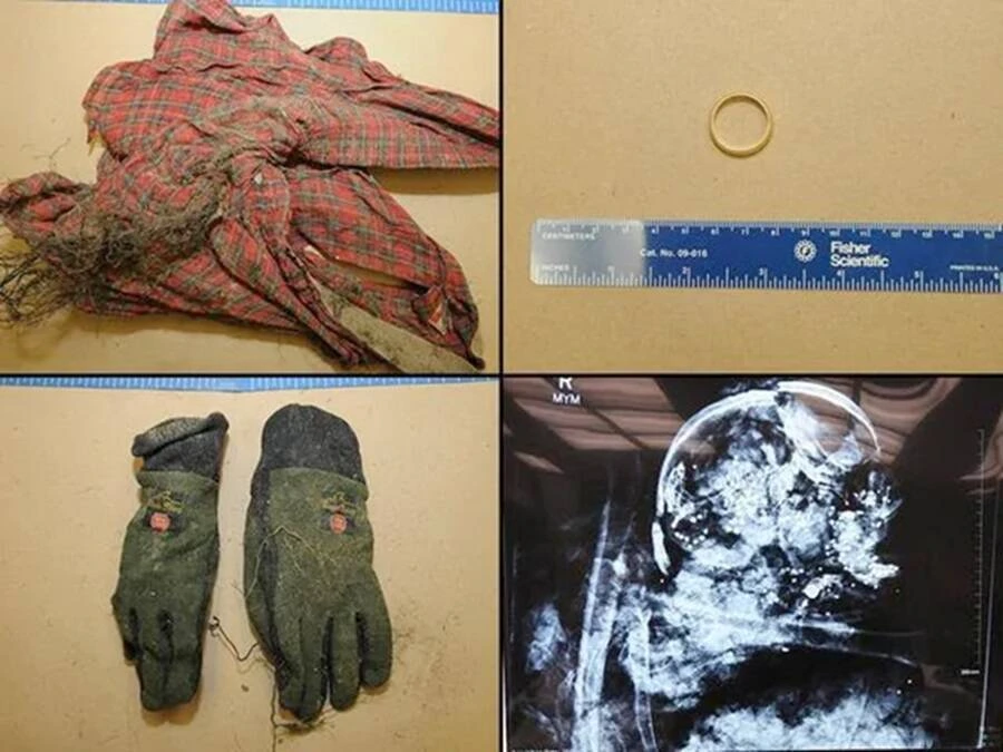 The items found along with Mike Williams’ body
