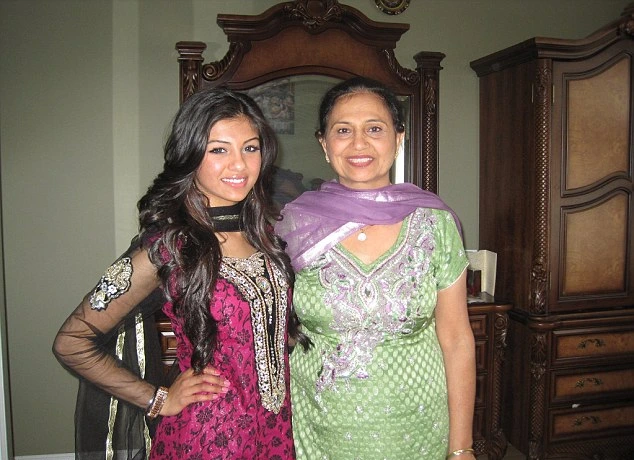 Maple Batalia with her mother, Sarbjit