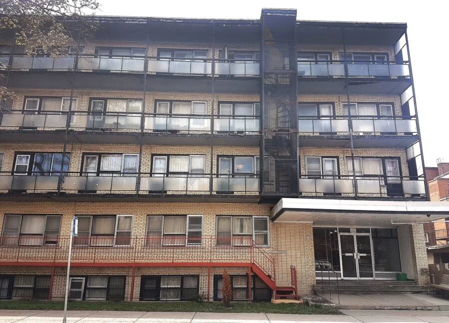 The apartment where Luka Magnotta killed Jun Lin in May 2012