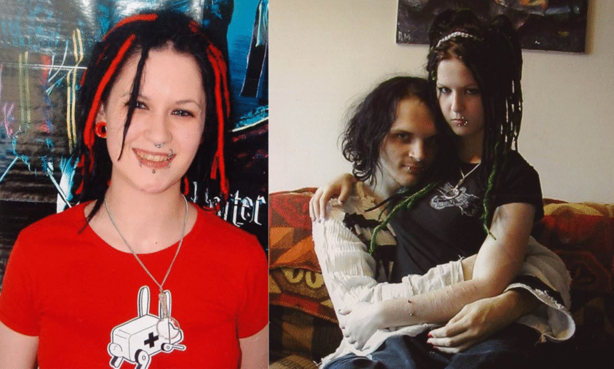 Sophie Lancaster and her boyfriend, Robert Maltby