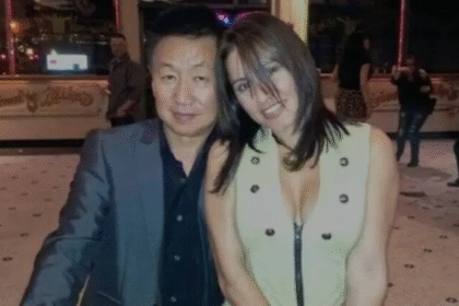 KC Joy and Maribel Ramos at dinner