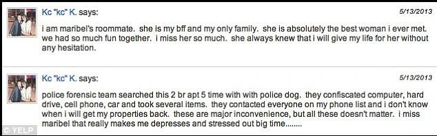 KC Joy’s messages about Ramos on Yelp