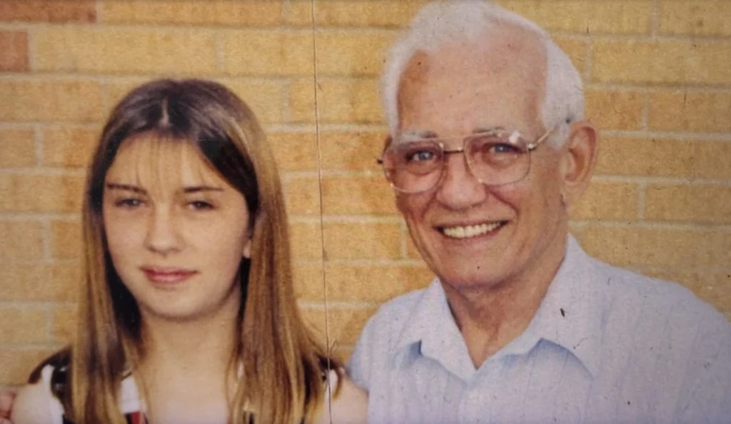 Brittany and her grandfather, James McGlone.
